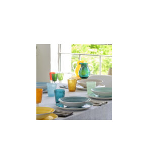 Memento: Assiette creuse 23 cm Aqua