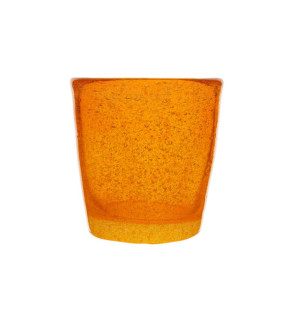 Memento: Verre à shot en verre soufflé 5cl Mandarine