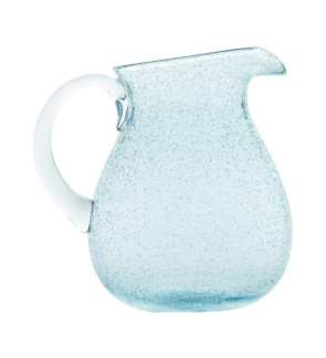 Memento: Cruche en verre soufflé 1,6L Light blue