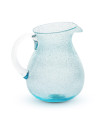 Memento: Cruche en verre soufflé 1,6L Light blue