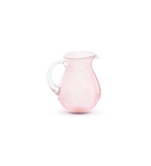 Memento: Cruche en verre soufflé 1,6L Rose