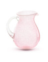 Memento: Cruche en verre soufflé 1,6L Rose