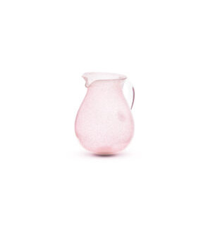 Memento: Cruche en verre soufflé 1,6L Rose