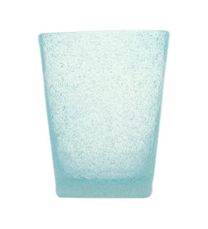 Memento: Gobelet à eau en verre soufflé 30cl Light blue