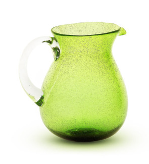 Memento: Cruche en verre soufflé 1,6L Lime