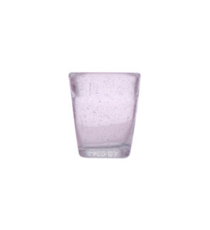 Memento: Verre à shot en verre soufflé 5cl Mauve