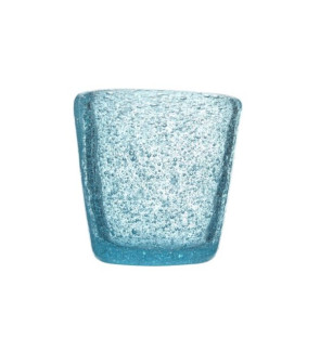 Memento: Borrelglas 5cl Lichte blauw in geblazen glas