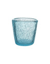 Memento: Borrelglas 5cl Lichte blauw in geblazen glas