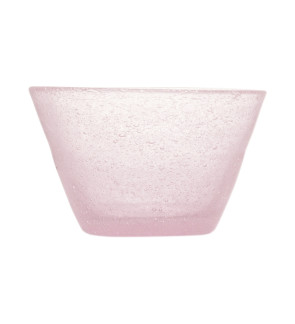 Memento: Ravier en verre soufflé 30cl Rose