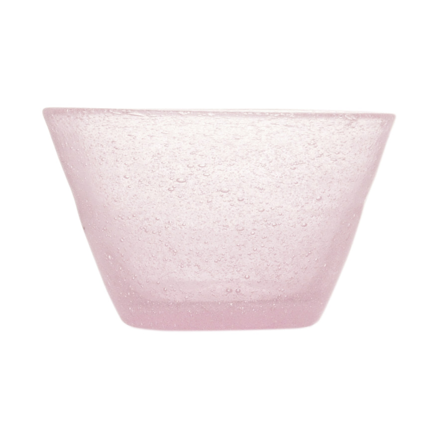 Memento: Ravier en verre soufflé 30cl Rose