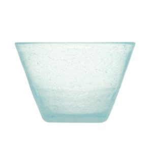 Memento: Saladier en verre soufflé Light blue 24 cm