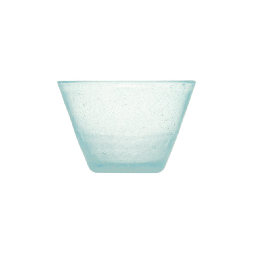 Memento: Saladier en verre soufflé Light blue 24 cm