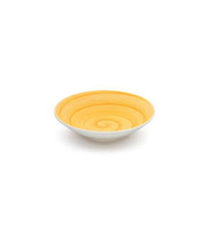 Memento: Assiette creuse 23 cm  Jaune