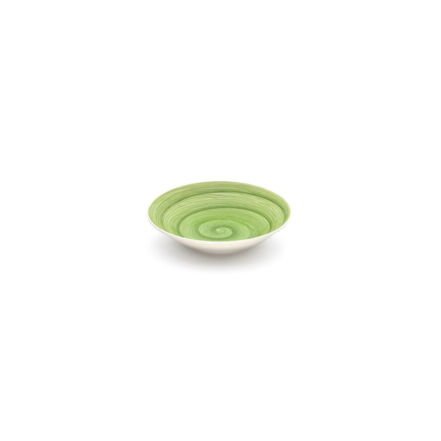 Memento: Assiette creuse 23 cm Lime