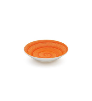 Memento: Assiette creuse 23 cm Mandarine