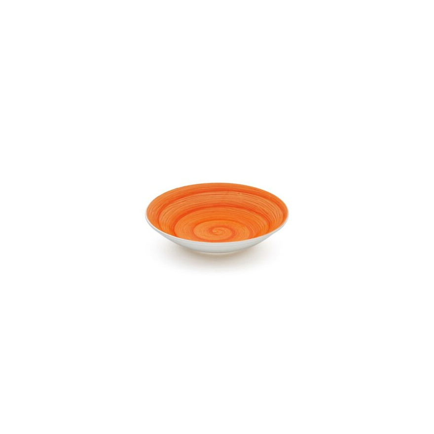 Memento: Assiette creuse 23 cm Mandarine