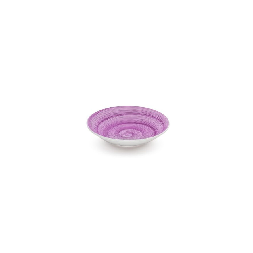 Memento: Assiette creuse 23 cm Mauve