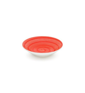 Memento: Assiette creuse 23 cm Rouge