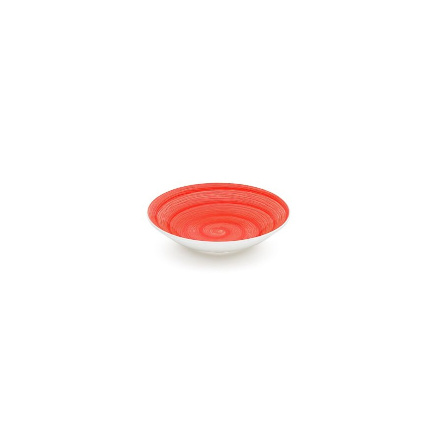 Memento: Assiette creuse 23 cm Rouge