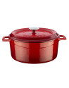 Lava: Cocotte en fonte rouge 28 cm