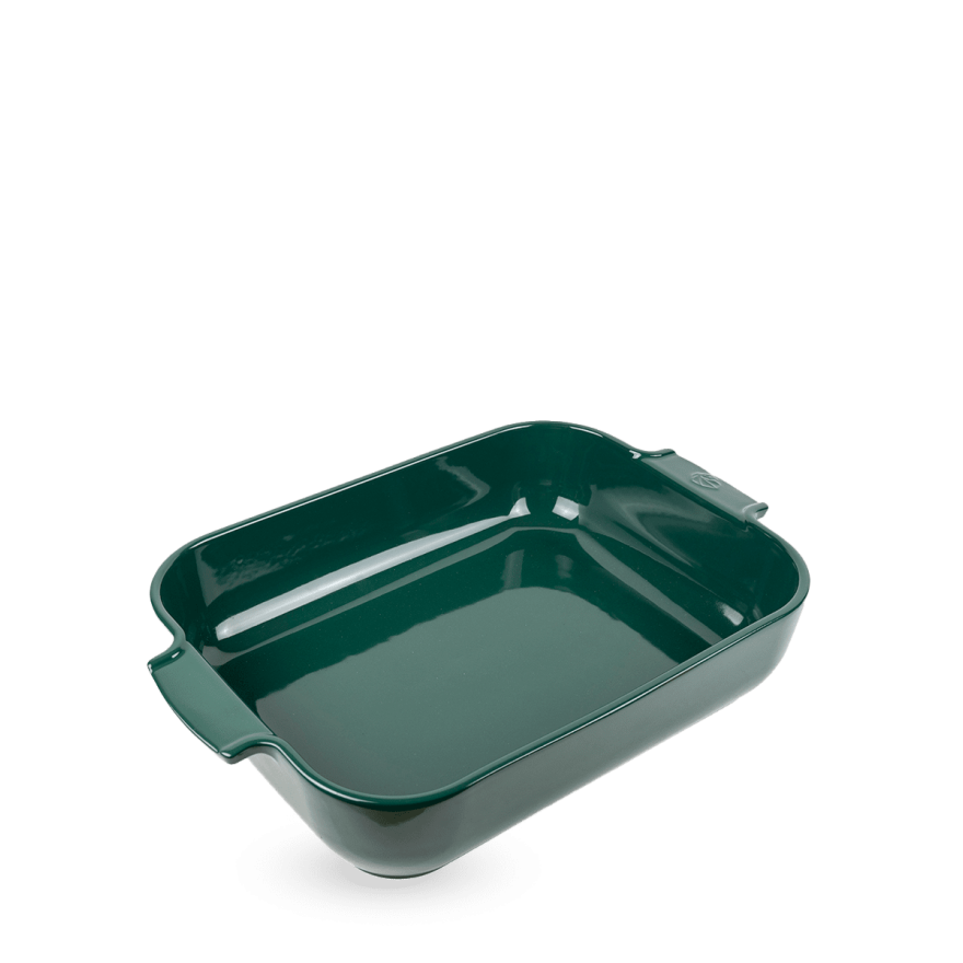 Peugeot: Appolia Plat four céramique rectange vert sapin 40 cm