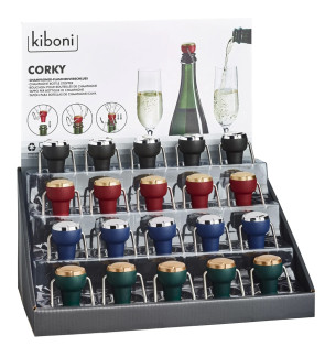 Kiboni: Corky Bouchon à champagne rouge