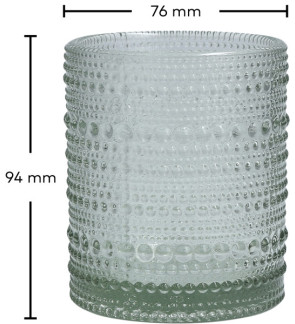 Fortessa: Gobelet en verre Jupiter 35 cl vert sauge