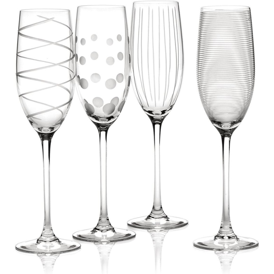 Mikasa:  Set van 4 champagnefluiten 25 cl