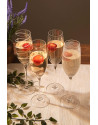 Mikasa:  Set van 4 champagnefluiten 25 cl