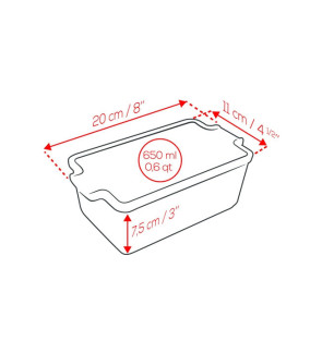 Peugeot:  Appolia Terrine in zwart keramiek 20 cm