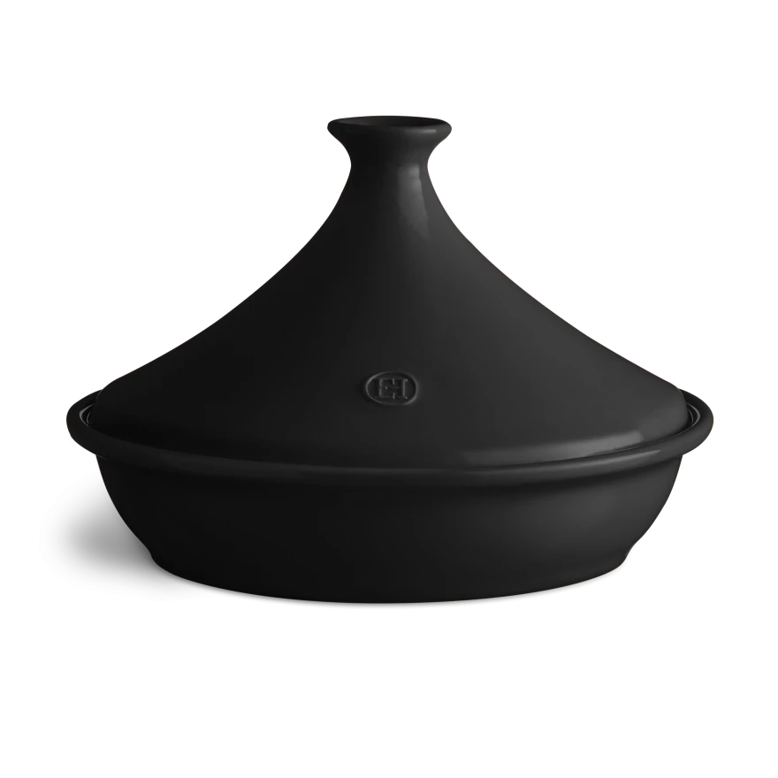 Emile Henry: Tajine noir truffe 32 cm édition limitée colorama