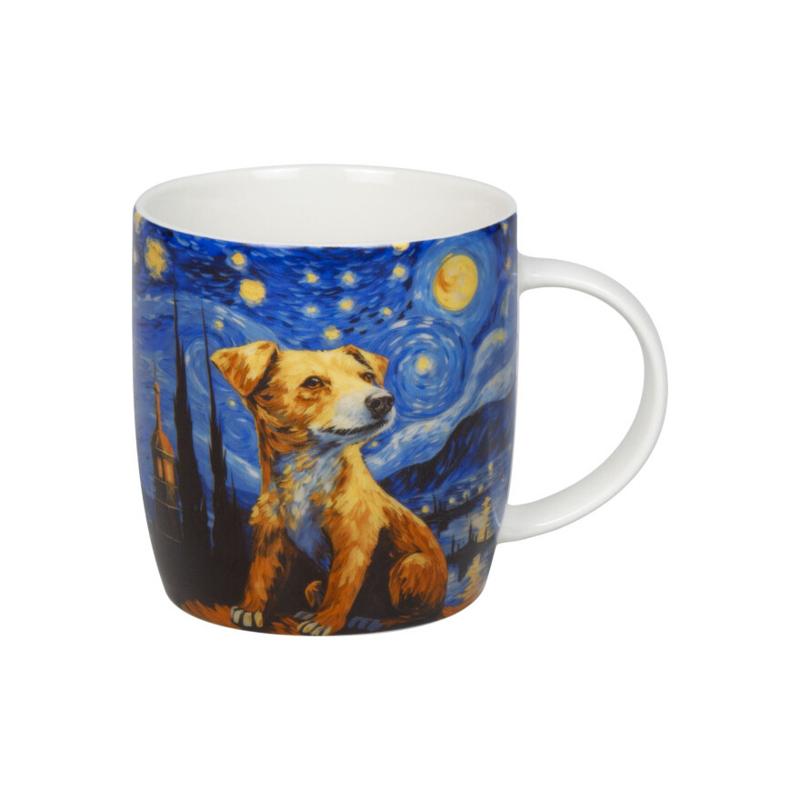 Konitz: Mug Arty animals Chien Van Gogh 40 cl