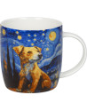 Konitz: Mug Arty animals Chien Van Gogh 40 cl