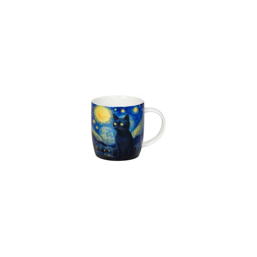 Konitz: Mug Arty animals Chat Van Gogh 40 cl