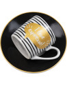 Konitz:  Set de 4 tasses expresso et sous-tasses « I love espresso»  9,5 cl